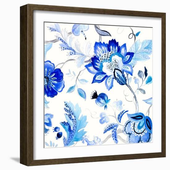 Capri Floral II-Lanie Loreth-Framed Premium Giclee Print