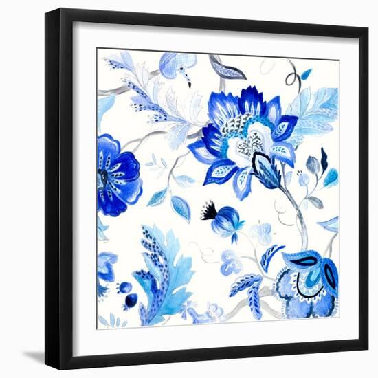 Capri Floral II-Lanie Loreth-Framed Art Print