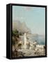 Capri, Golfe De Naples-Franz Richard Unterberger-Framed Stretched Canvas