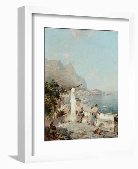 Capri, Golfe De Naples-Franz Richard Unterberger-Framed Giclee Print