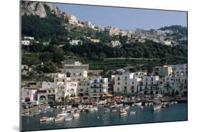 Capri Harbor-Vittoriano Rastelli-Mounted Photographic Print