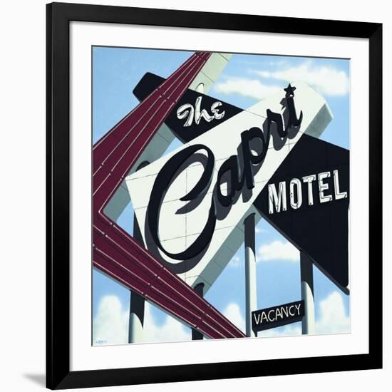 Capri Motel-Anthony Ross-Framed Art Print