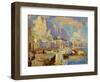 Capri Seascape-Konstantin Ivanovich Gorbatov-Framed Giclee Print