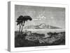 Capri Seen from Massa Lubrense, Italy, 1879-null-Stretched Canvas