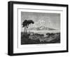 Capri Seen from Massa Lubrense, Italy, 1879-null-Framed Giclee Print