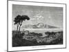 Capri Seen from Massa Lubrense, Italy, 1879-null-Mounted Giclee Print