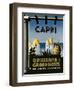 Capri Travel Poster-null-Framed Art Print