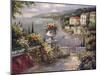 Capri Vista II-Peter Bell-Mounted Art Print