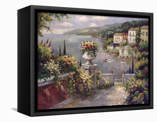 Capri Vista II-Peter Bell-Framed Stretched Canvas