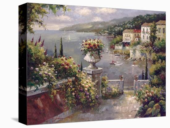 Capri Vista II-Peter Bell-Stretched Canvas