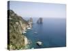 Capri, with the Famous Faraglioni Rocks on the Back Ground, Capri, Bay of Naples, Italy-Olivieri Oliviero-Stretched Canvas