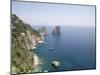 Capri, with the Famous Faraglioni Rocks on the Back Ground, Capri, Bay of Naples, Italy-Olivieri Oliviero-Mounted Photographic Print