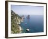 Capri, with the Famous Faraglioni Rocks on the Back Ground, Capri, Bay of Naples, Italy-Olivieri Oliviero-Framed Photographic Print