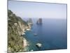 Capri, with the Famous Faraglioni Rocks on the Back Ground, Capri, Bay of Naples, Italy-Olivieri Oliviero-Mounted Photographic Print