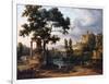 Capriccio Landscape-Jean Victor Bertin-Framed Art Print