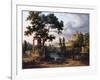 Capriccio Landscape-Jean Victor Bertin-Framed Art Print