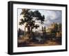 Capriccio Landscape-Jean Victor Bertin-Framed Art Print