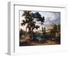 Capriccio Landscape-Jean Victor Bertin-Framed Art Print