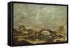 Capriccio Landscape-Francesco Guardi-Framed Stretched Canvas