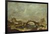 Capriccio Landscape-Francesco Guardi-Framed Giclee Print