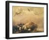 Capriccio Scene: Animals in the Sky-Francisco de Goya-Framed Giclee Print