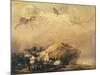 Capriccio Scene: Animals in the Sky-Francisco de Goya-Mounted Giclee Print