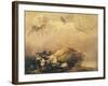 Capriccio Scene: Animals in the Sky-Francisco de Goya-Framed Giclee Print