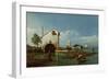 Capriccio, the Lagoon-Bernardo Bellotto-Framed Giclee Print