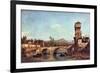 Capriccio Veneto-Canaletto-Framed Premium Giclee Print