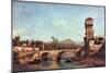 Capriccio Veneto-Canaletto-Mounted Art Print