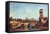 Capriccio Veneto-Canaletto-Framed Stretched Canvas