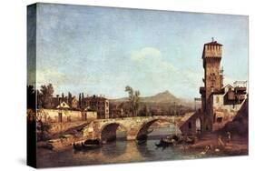 Capriccio Veneto-Canaletto-Stretched Canvas