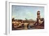 Capriccio Veneto-Canaletto-Framed Premium Giclee Print