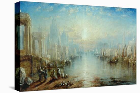 Capriccio, Venice-Joseph Mallord William Turner-Stretched Canvas