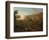 Capriccio View of the Ruins of Heidelberg Castle-Johann Martin Von Rohden-Framed Giclee Print