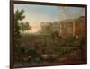 Capriccio View of the Ruins of Heidelberg Castle-Johann Martin Von Rohden-Framed Giclee Print