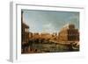 Capriccio with Palladian Buildings-Canaletto-Framed Giclee Print