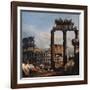 Capriccio with the Coliseum-Bernardo Bellotto-Framed Giclee Print