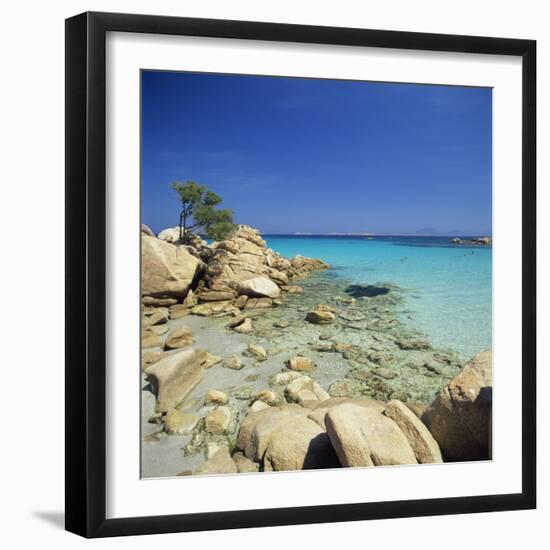 Capriccioci, Costa Smeralda, Sardinia, Italy, Mediteranean, Europe-John Miller-Framed Photographic Print