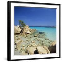 Capriccioci, Costa Smeralda, Sardinia, Italy, Mediteranean, Europe-John Miller-Framed Photographic Print