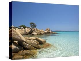 Capriccioli Beach, Costa Smeralda, Sardinia, Italy-Katja Kreder-Stretched Canvas
