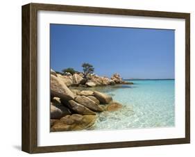 Capriccioli Beach, Costa Smeralda, Sardinia, Italy-Katja Kreder-Framed Photographic Print