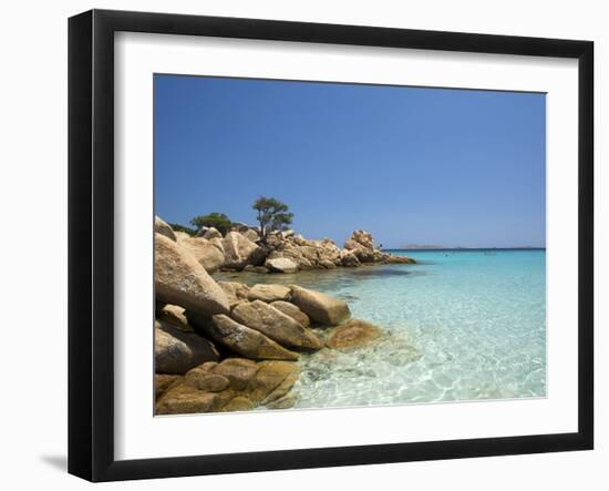 Capriccioli Beach, Costa Smeralda, Sardinia, Italy-Katja Kreder-Framed Photographic Print