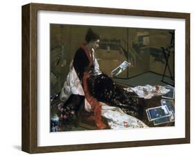 Caprice in Purple and Gold, the Golden Screen, 1864-James Abbott McNeill Whistler-Framed Giclee Print