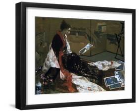 Caprice in Purple and Gold, the Golden Screen, 1864-James Abbott McNeill Whistler-Framed Giclee Print