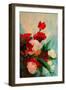 Capricious Carnations, 2017 (Acrylic on Canvas)-Patricia Brintle-Framed Giclee Print