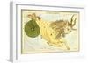 Capricorn, the Goat-null-Framed Giclee Print