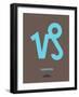 Capricorn Zodiac Sign Blue-NaxArt-Framed Art Print