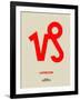 Capricorn Zodiac Sign Red-NaxArt-Framed Art Print