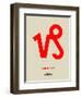 Capricorn Zodiac Sign Red-NaxArt-Framed Art Print